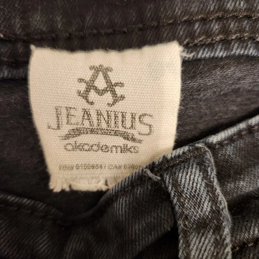 Men's Akademiks Straight Leg Dark Denim Jeans 36x30